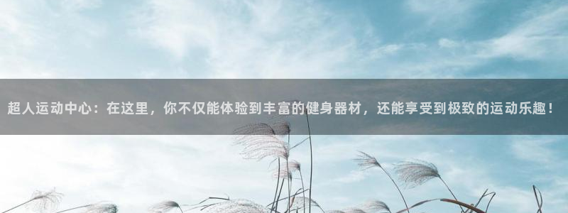 意昂体育4平台是正规平台吗安全吗：超人运动中心：在这里，你不