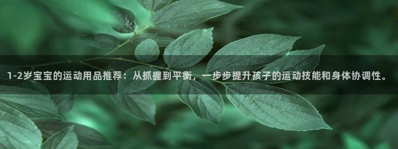 意昂体育4招商电话地址：1-2岁宝宝的运动用品推荐：从抓握到